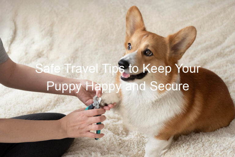 Safe Travel Tips to Keep Your Puppy Happy and Secure